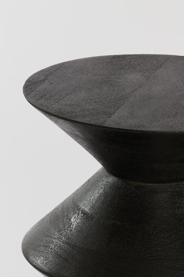 Light & Living Living Side table 40x50 cm LARUS mango wood matt black House of Isabella UK