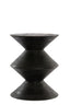 Light & Living Living Side table 40x50 cm LARUS mango wood matt black House of Isabella UK