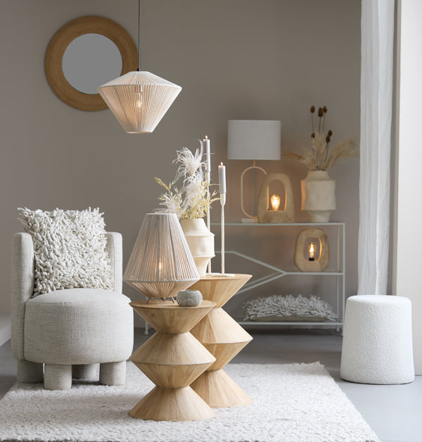 Light & Living Living Side table 40x50 cm LARUS mango wood natural House of Isabella UK