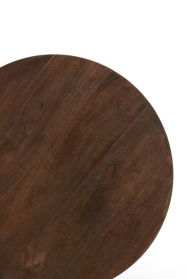 Light & Living Living Side table 40x50 cm MIRTO wood matt dark brown House of Isabella UK
