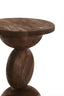 Light & Living Living Side table 40x50 cm MIRTO wood matt dark brown House of Isabella UK