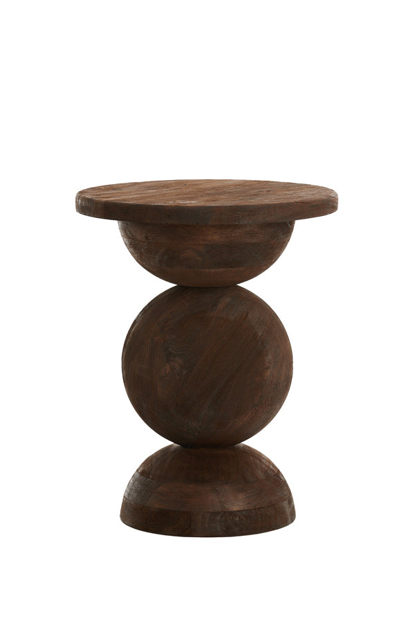 Light & Living Living Side table 40x50 cm MIRTO wood matt dark brown House of Isabella UK