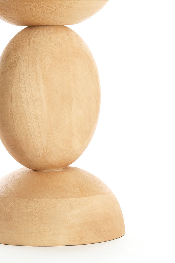 Light & Living Living Side table 40x50 cm MIRTO wood matt natural House of Isabella UK