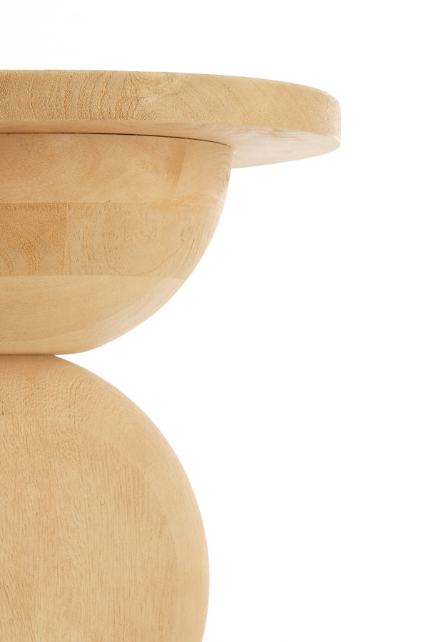 Light & Living Living Side table 40x50 cm MIRTO wood matt natural House of Isabella UK