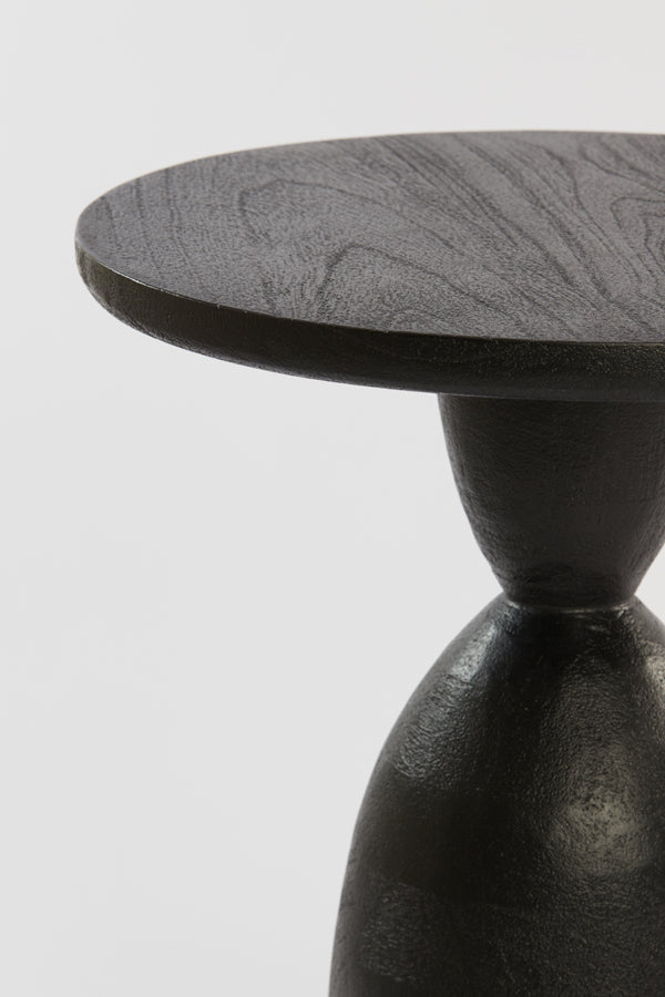 Light & Living Living Side table 40x50 cm TORIR mango wood matt black House of Isabella UK