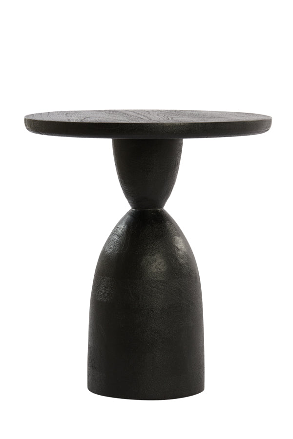 Light & Living Living Side table 40x50 cm TORIR mango wood matt black House of Isabella UK