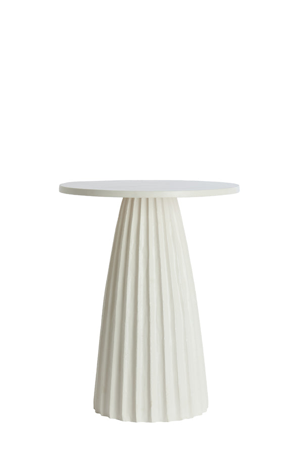 Light & Living Living Side table 40x51 cm VEGLIA cream House of Isabella UK