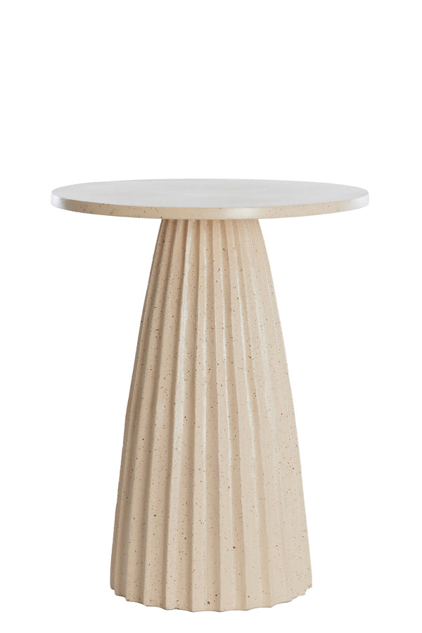 Light & Living Living Side table 40x51 cm VEGLIA matt sand+light brown spotted House of Isabella UK