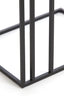 Light & Living Living Side table 41x31x66 cm ROSHAN brown marble+black House of Isabella UK