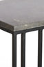 Light & Living Living Side table 41x31x66 cm ROSHAN brown marble+black House of Isabella UK