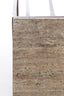 Light & Living Living Side table 41x31x66 cm ROSHAN travertine brown+dark brown House of Isabella UK