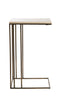Light & Living Living Side table 41x31x66 cm ROSHAN travertine sand+antique bronze House of Isabella UK