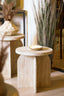 Light & Living Living Side table 41x48 cm OTINIA travertine sand House of Isabella UK
