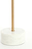 Light & Living Living Side table 41x53 cm CIVITA marble white+antique bronze House of Isabella UK