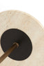 Light & Living Living Side table 41x53 cm CIVITA travertine sand+dark brwn-bronze House of Isabella UK