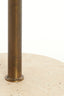 Light & Living Living Side table 41x53 cm CIVITA travertine sand+dark brwn-bronze House of Isabella UK