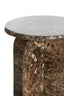 Light & Living Living Side table 41x56 cm OTINIA marble dark brown House of Isabella UK