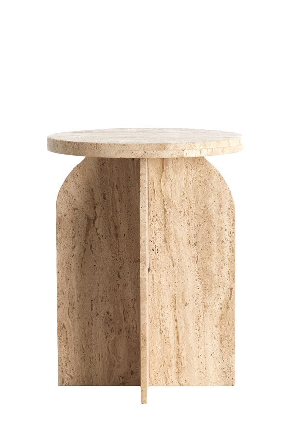 Light & Living Living Side table 41x56 cm OTINIA travertine sand House of Isabella UK