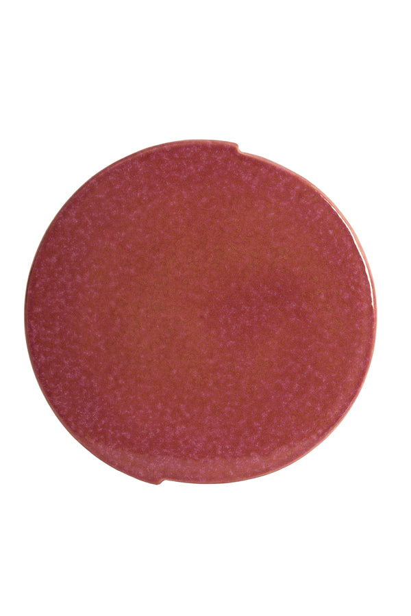 Light & Living Living Side table 42x34 cm CHULILLA ceramics dark pink House of Isabella UK