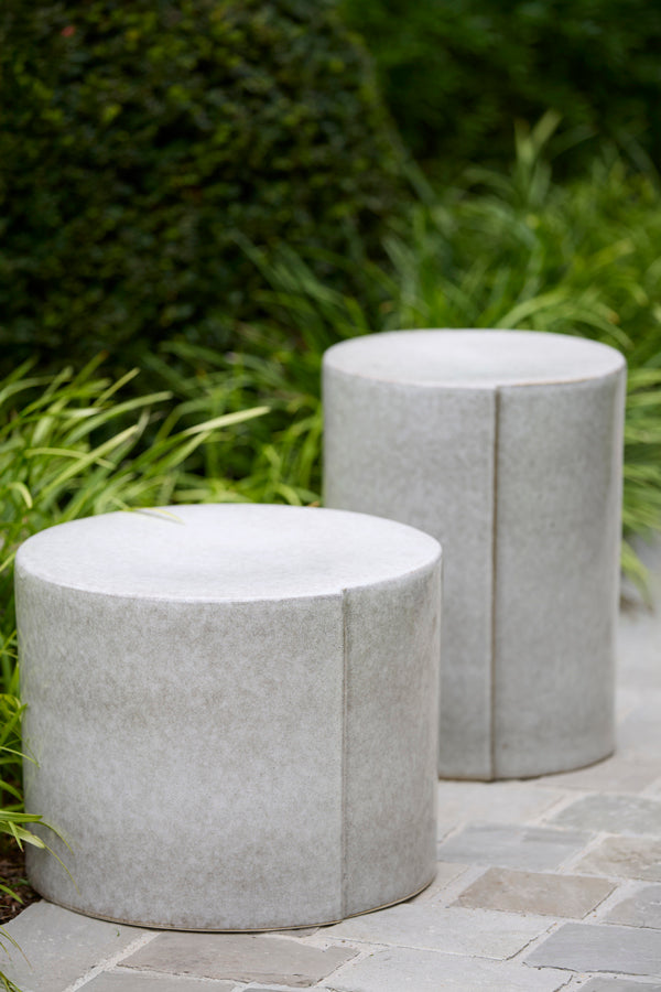 Light & Living Living Side table 42x34 cm CHULILLA ceramics grey House of Isabella UK