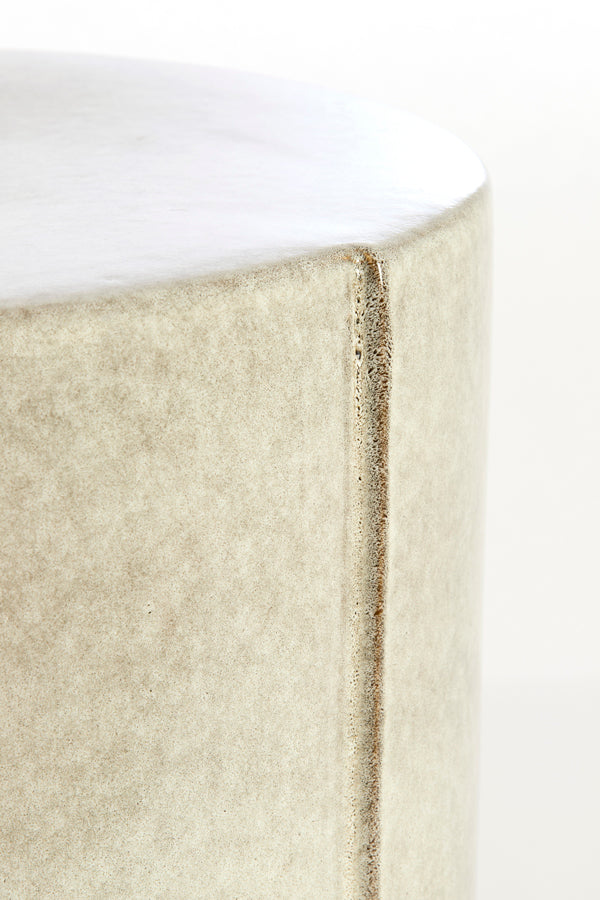 Light & Living Living Side table 42x34 cm CHULILLA ceramics grey House of Isabella UK
