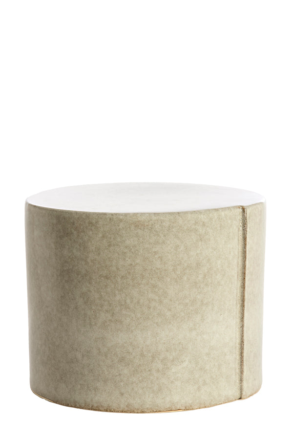 Light & Living Living Side table 42x34 cm CHULILLA ceramics grey House of Isabella UK
