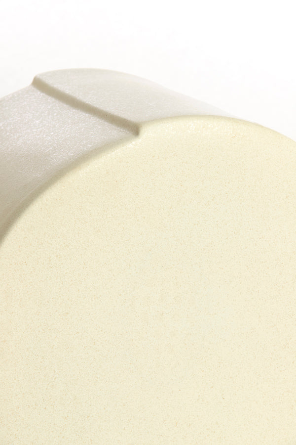 Light & Living Living Side table 42x34 cm CHULILLA ceramics matt cream House of Isabella UK