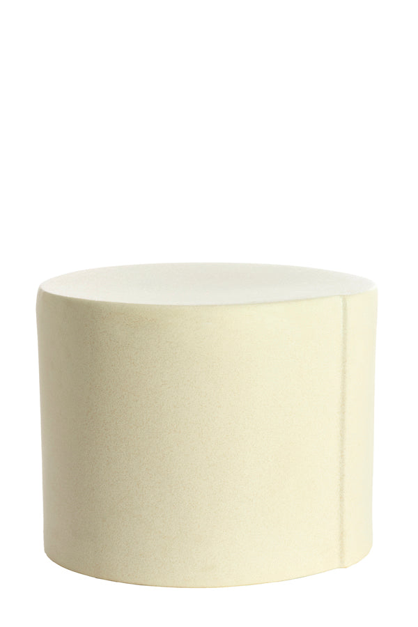 Light & Living Living Side table 42x34 cm CHULILLA ceramics matt cream House of Isabella UK