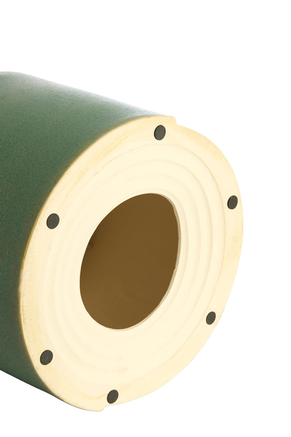Light & Living Living Side table 42x34 cm CHULILLA ceramics matt green House of Isabella UK