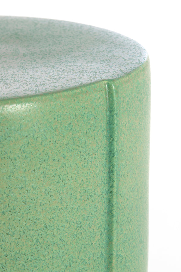 Light & Living Living Side table 42x34 cm CHULILLA ceramics matt green House of Isabella UK