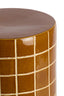 Light & Living Living Side table 42x34 cm MAUCHO ceramics cognac+cream House of Isabella UK