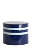 Light & Living Living Side table 42x34 cm MOOCA ceramics dark blue-white House of Isabella UK