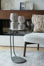 Light & Living Living Side table 43x27x53 cm MARSH raw nickel+black House of Isabella UK