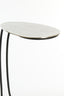 Light & Living Living Side table 43x27x53 cm MARSH raw nickel+black House of Isabella UK