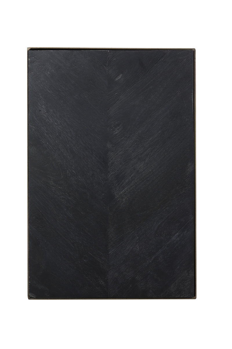 Light & Living Living Side table 45x30x62 cm CHISA mango wood black-ant bronze House of Isabella UK