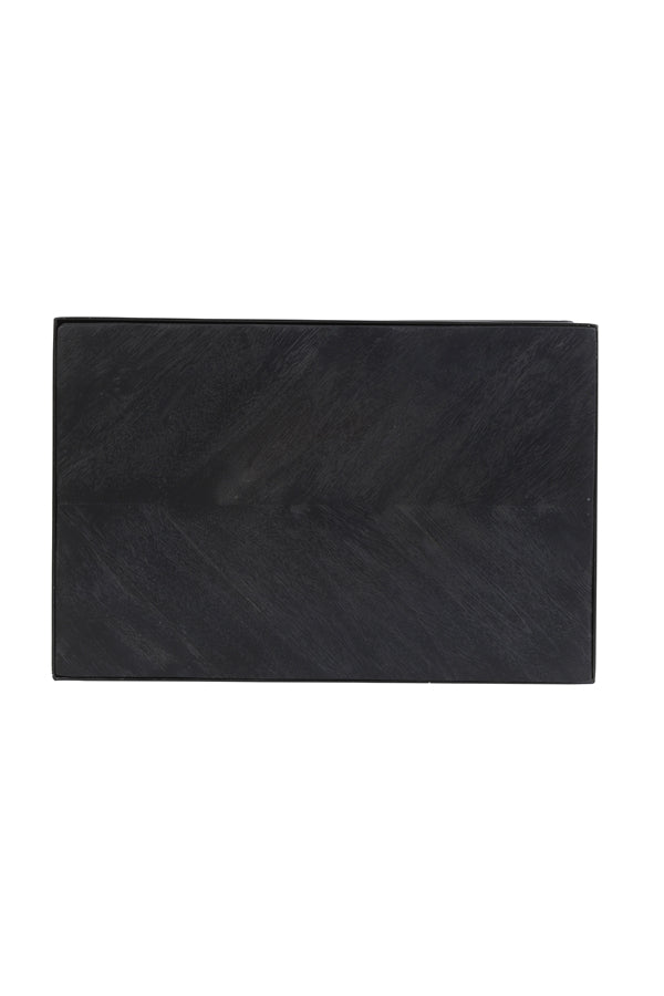 Light & Living Living Side table 45x30x62 cm CHISA mango wood black-black House of Isabella UK