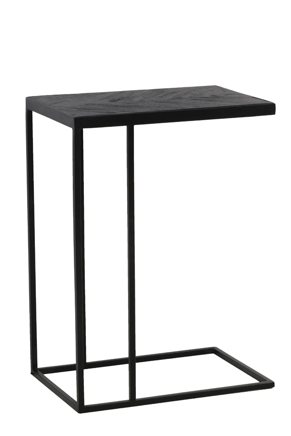 Light & Living Living Side table 45x30x62 cm CHISA mango wood black-black House of Isabella UK
