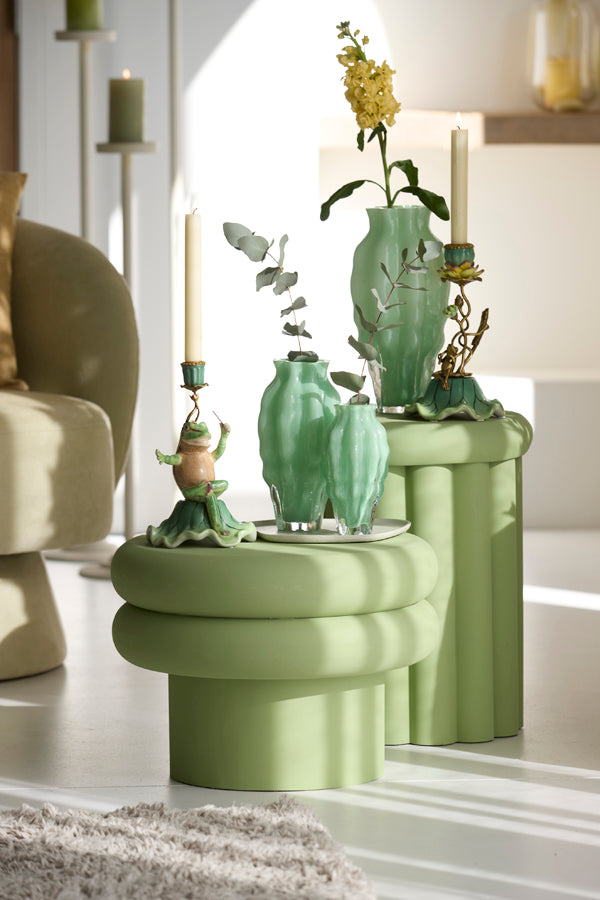 Light & Living Living Side table 45x32 cm SATIA mint green House of Isabella UK