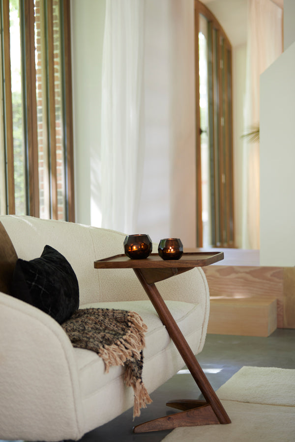 Light & Living Living Side table 45x42x63 cm QIANO acacia wood brown House of Isabella UK