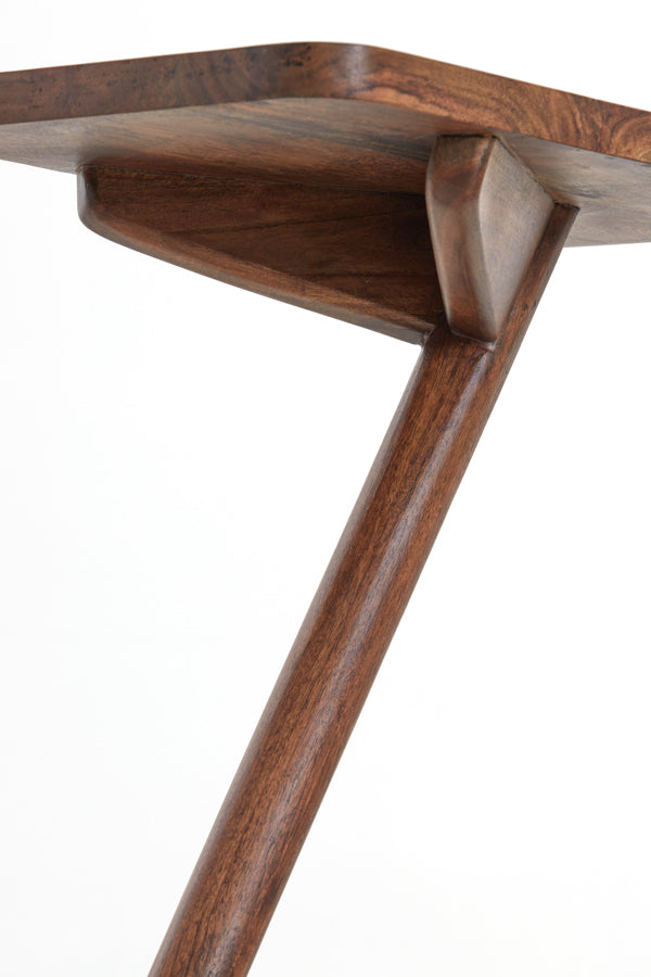 Light & Living Living Side table 45x42x63 cm QIANO acacia wood brown House of Isabella UK