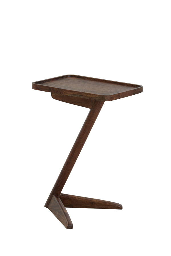 Light & Living Living Side table 45x42x63 cm QIANO acacia wood brown House of Isabella UK