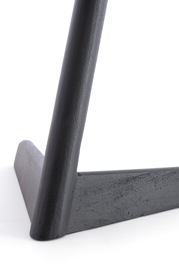 Light & Living Living Side table 45x42x63 cm QIANO mango wood matt black House of Isabella UK