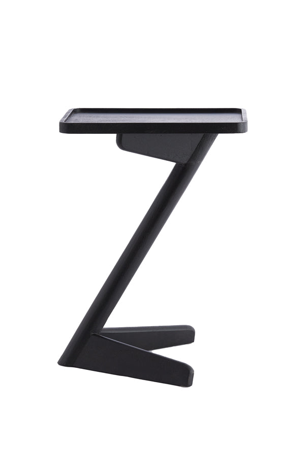 Light & Living Living Side table 45x42x63 cm QIANO mango wood matt black House of Isabella UK