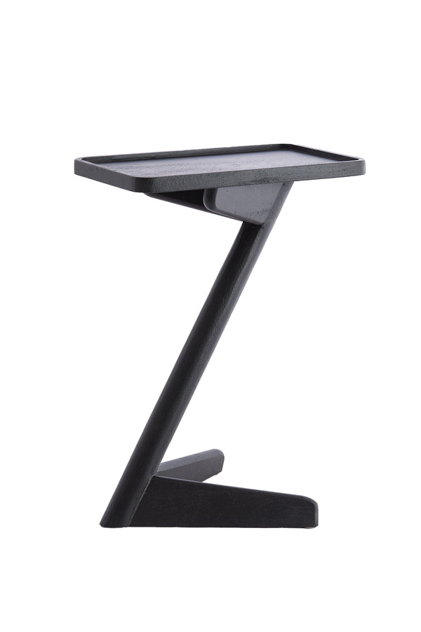 Light & Living Living Side table 45x42x63 cm QIANO mango wood matt black House of Isabella UK