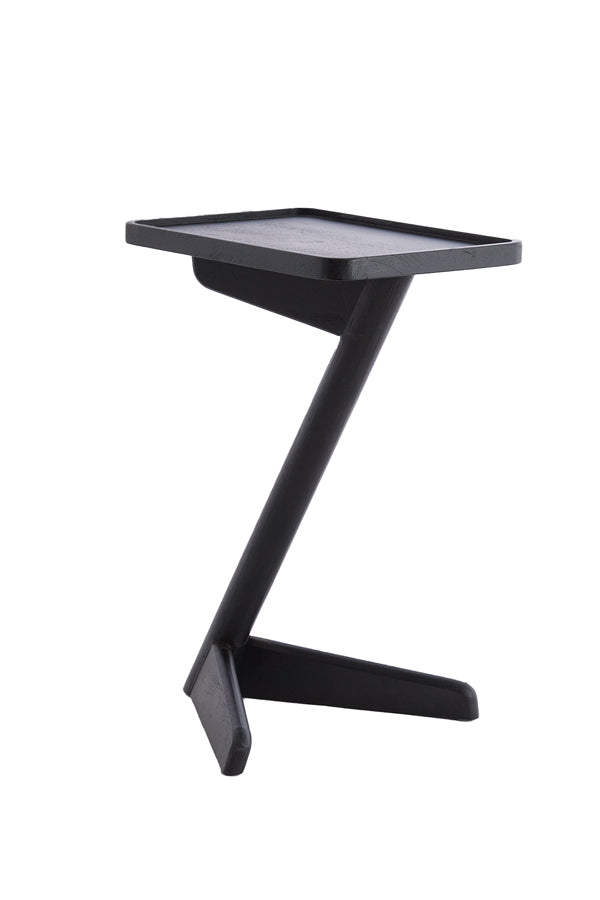 Light & Living Living Side table 45x42x63 cm QIANO mango wood matt black House of Isabella UK