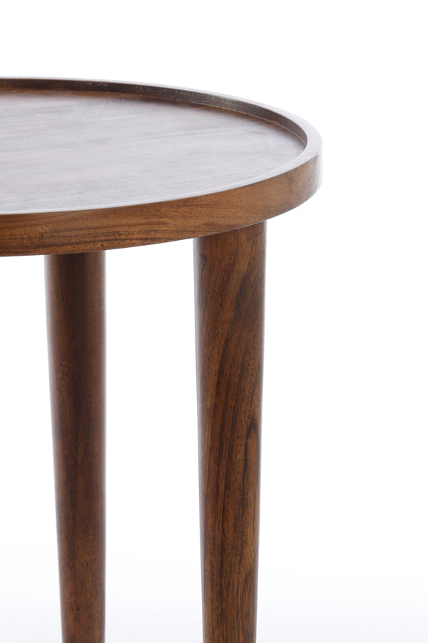 Light & Living Living Side table 45x45 cm QIANO acacia wood brown House of Isabella UK