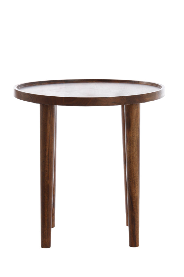 Light & Living Living Side table 45x45 cm QIANO acacia wood brown House of Isabella UK