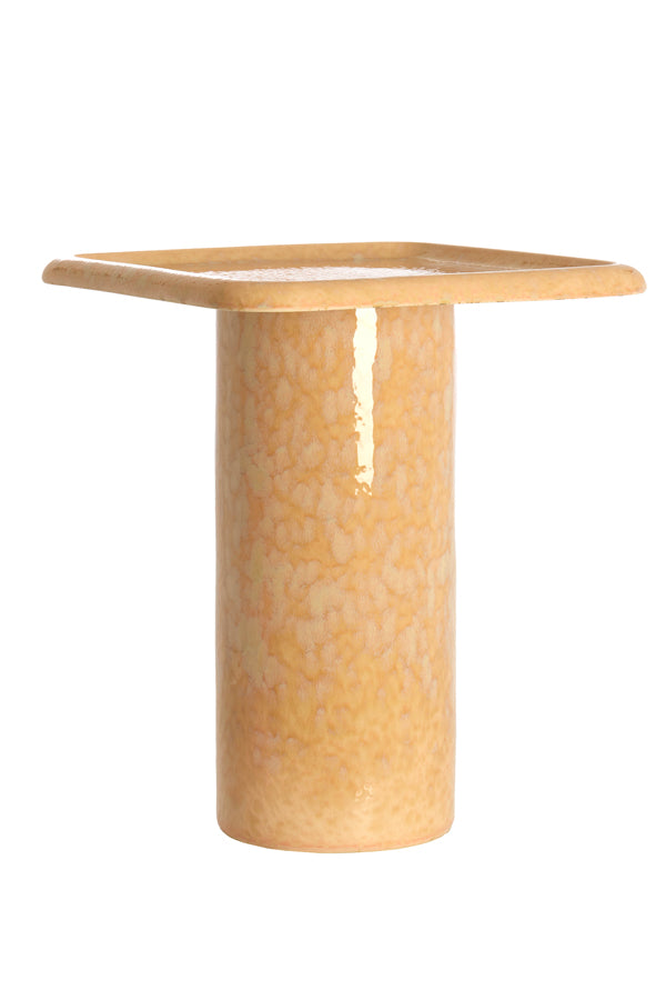 Light & Living Living Side table 45x45x54 cm LUARCA ceramics light peach House of Isabella UK