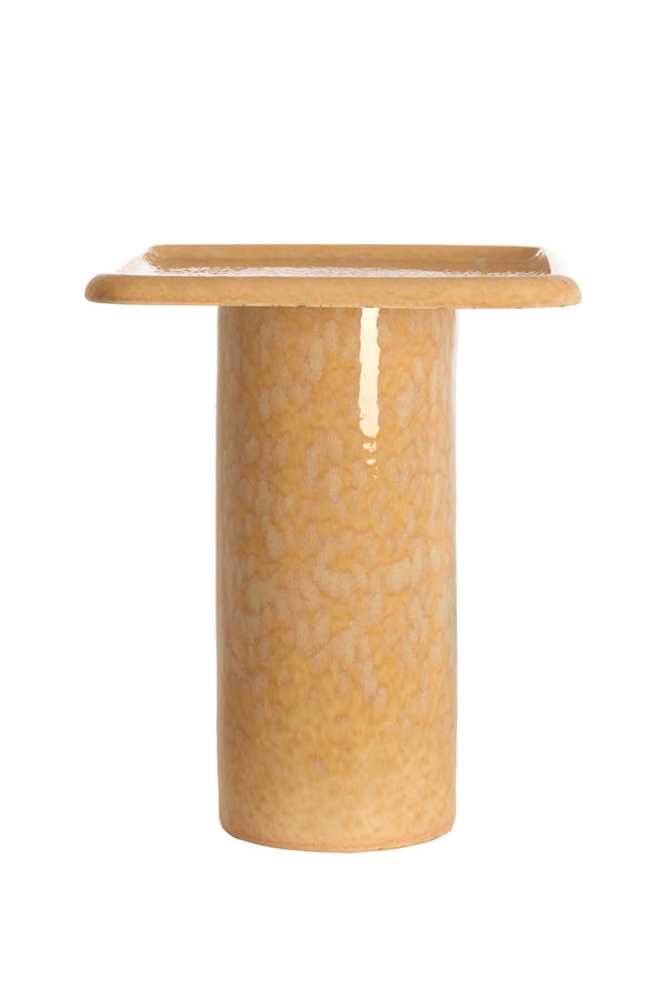 Light & Living Living Side table 45x45x54 cm LUARCA ceramics light peach House of Isabella UK