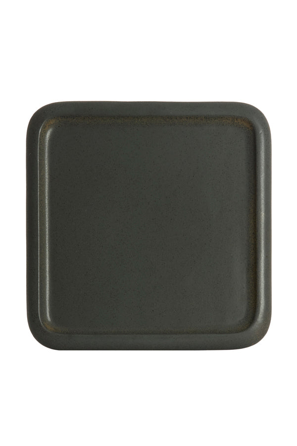 Light & Living Living Side table 45x45x54 cm LUARCA ceramics matt black House of Isabella UK